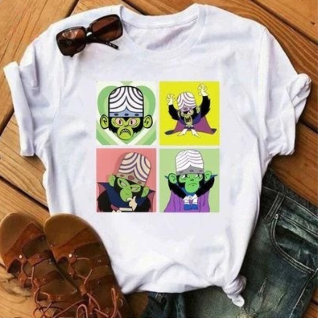 Camiseta Estampada Inspirado Super Poderosas Macaco Louco Unissex 100% Algodão Frete Grátis Rápido Plus Size