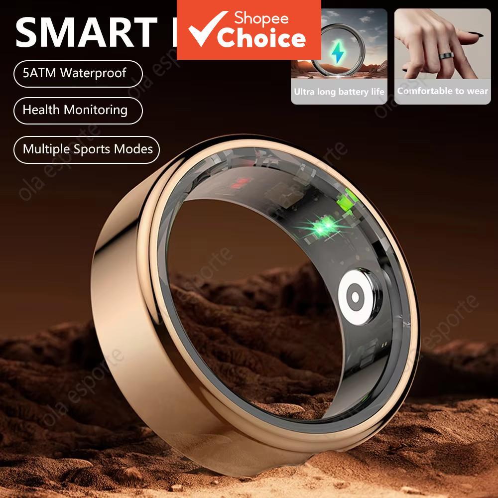 Para Android Feminino Anel Inteligente Oxigênio No Sangue Freqüência Cardíaca Monitoramento Do Sono À Prova Dwaterproof