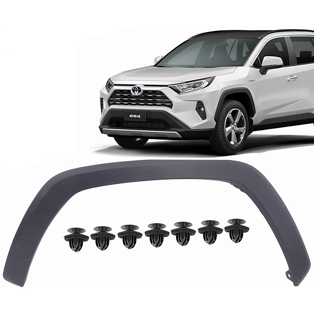 Friso Rav4 2020 a 2022 Aplique Alargador Moldura Paralama Dianteiro Esquerdo