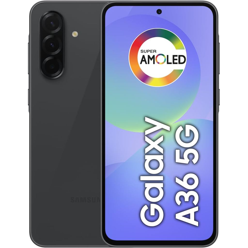 Smartphone Samsung Galaxy A36 SM-A366EZKLLEB 5G 256GB Preto