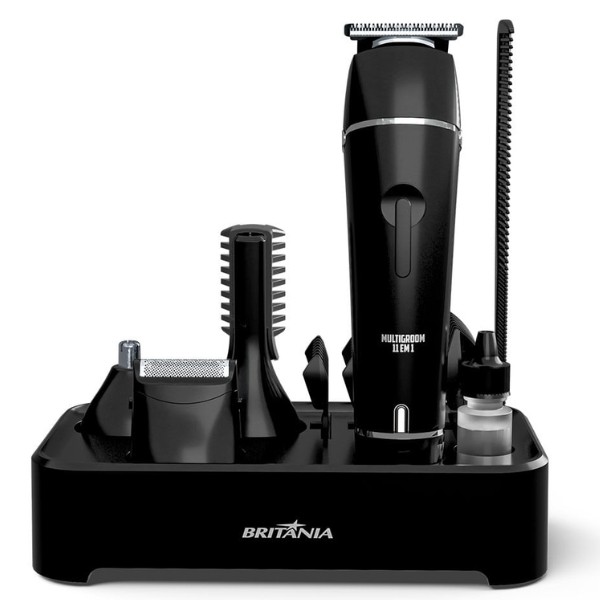 Aparador De Pelos Britânia Multigroom 11 Em 1 Bivolt BAP23