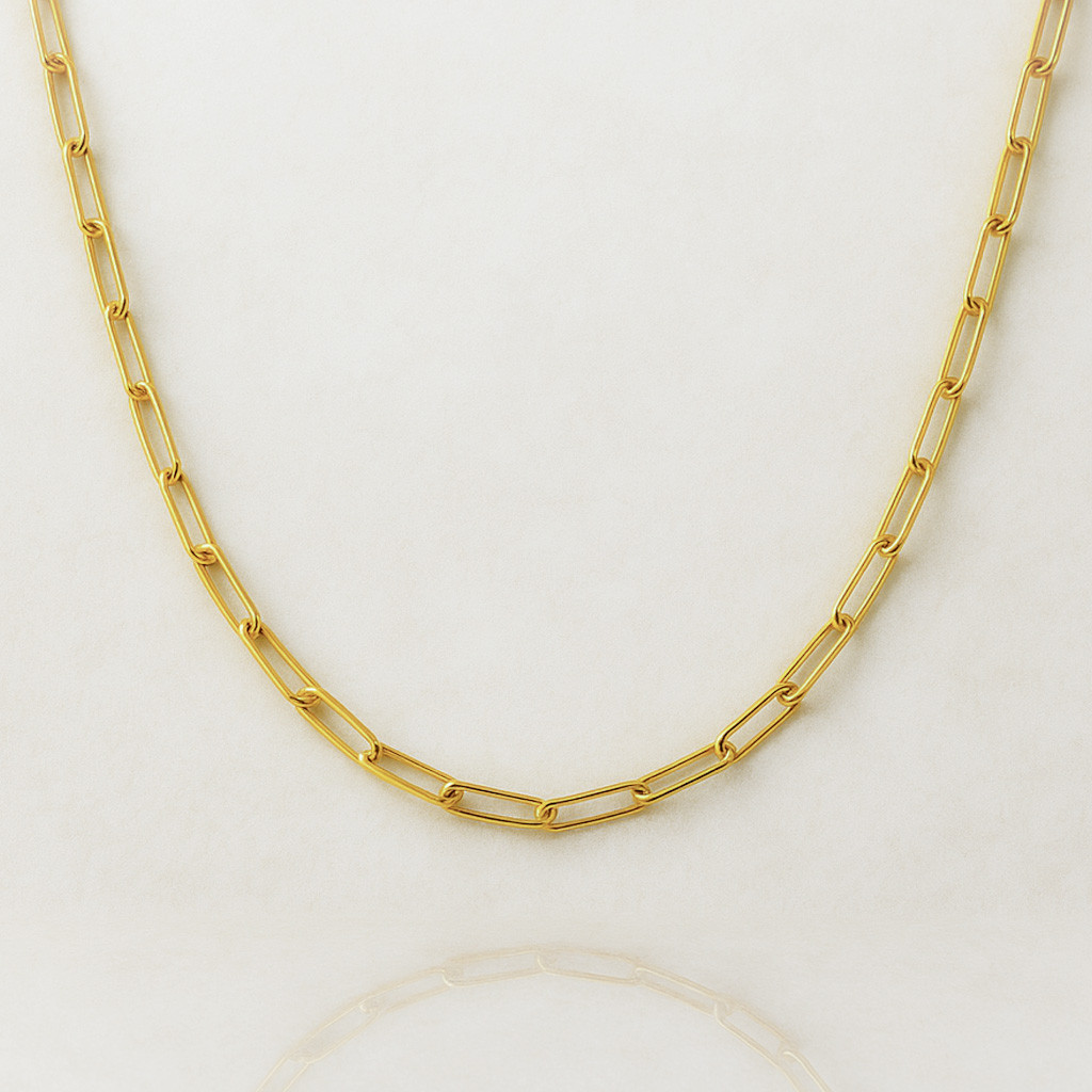 Corrente Masculina Cartier  70 cm Banhadoem Ouro 18K — LABRILHO Joias — Banhado Ouro 18K Antialérgico
