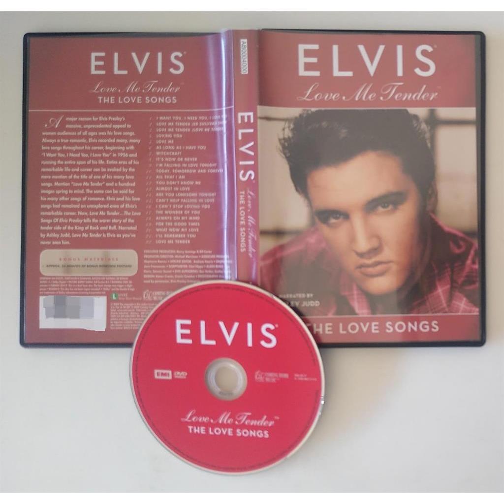 DVD ELVIS - LOVE ME TENDER - THE LOVE SONGS direção