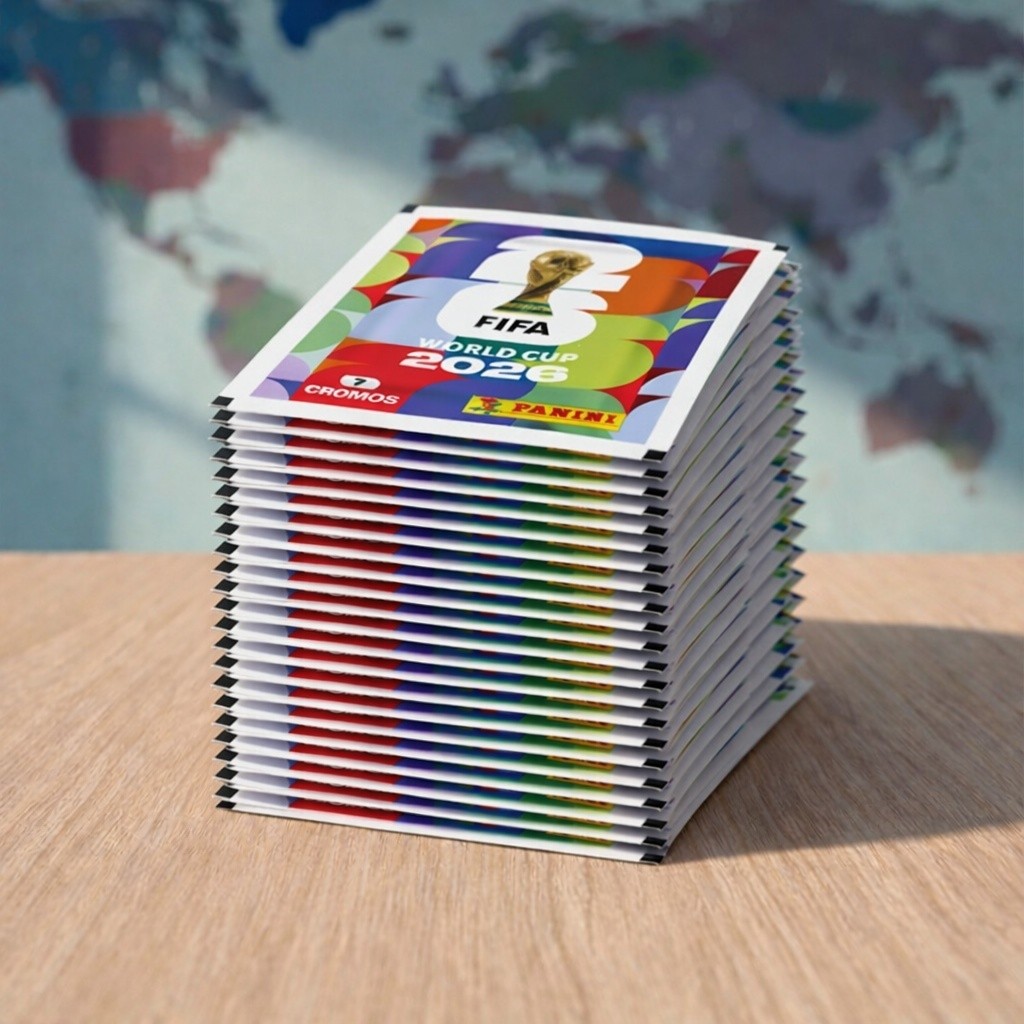 Kit Com 10/20/40 Envelopes De 7 Figurinhas + Chance de Lendária Copa Do Mundo 2026 Panini Oficial