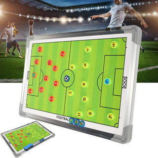 Quadro Tático Magnético Profissional Faces | Alumínio | 27 Imãs + Caneta | Futebol, Basquete e Volei