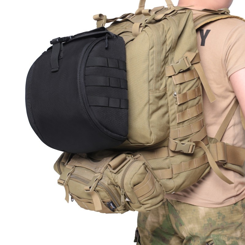 Bolsa tática para capacete ao ar livre, bolsa de acessórios molle, equipamento tático, bolsa para capacete, acessório, b