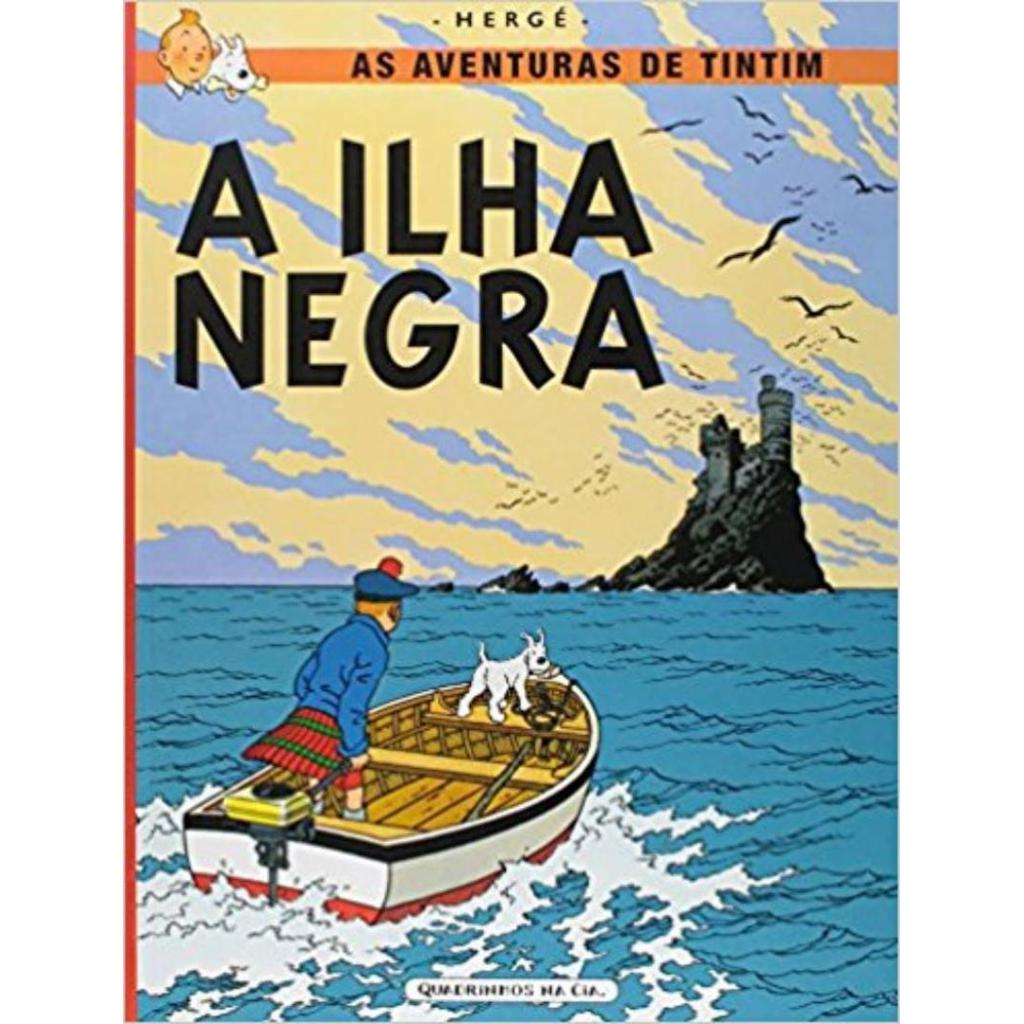Livro - Aventuras De Tintim - A Ilha Negra