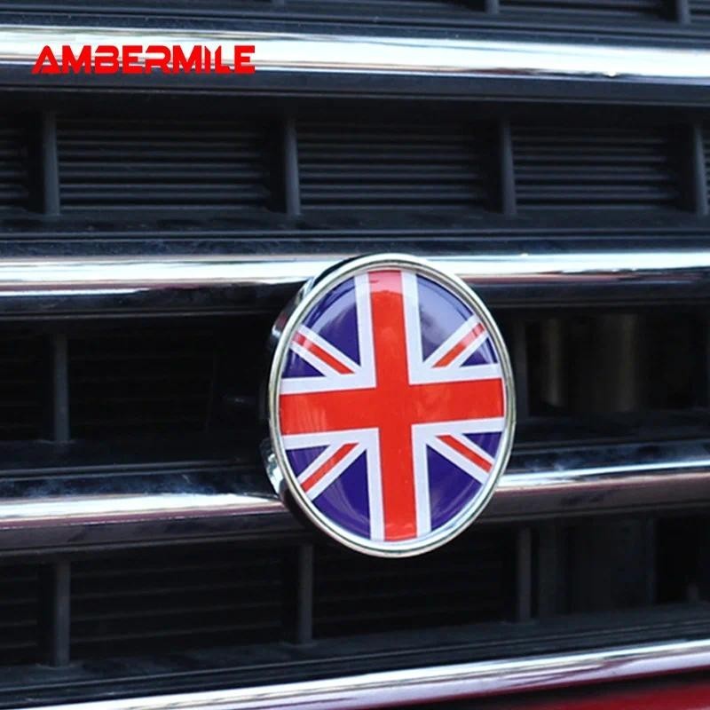 Âmbarmile Emblema Da Grade Dianteira Do Carro Adesivos De Metal Para Mini Cooper Countryman R55 R56 R50 R53 R60 R61 F54