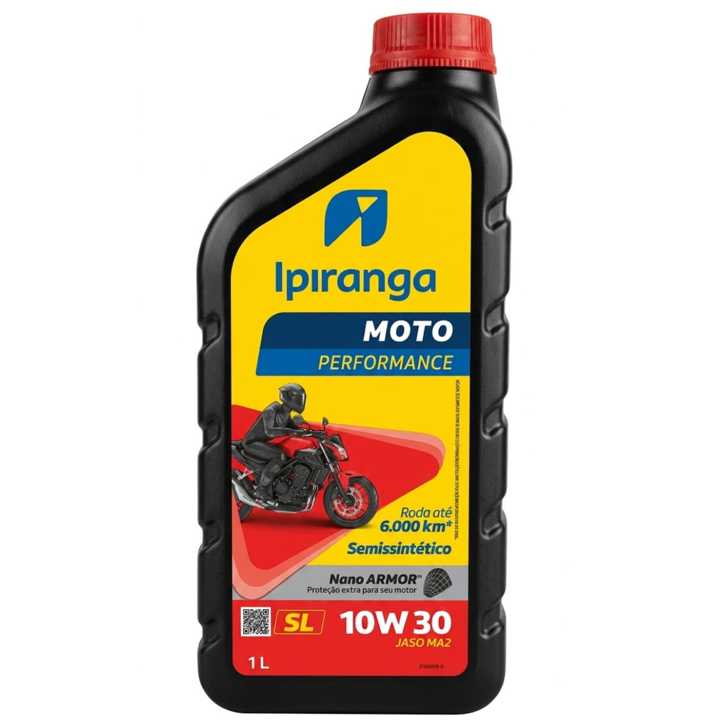 OLEO MOTOR IPIRANGA P/MOTO SL JASO 10W30 MA2 SEMI SINTETICO