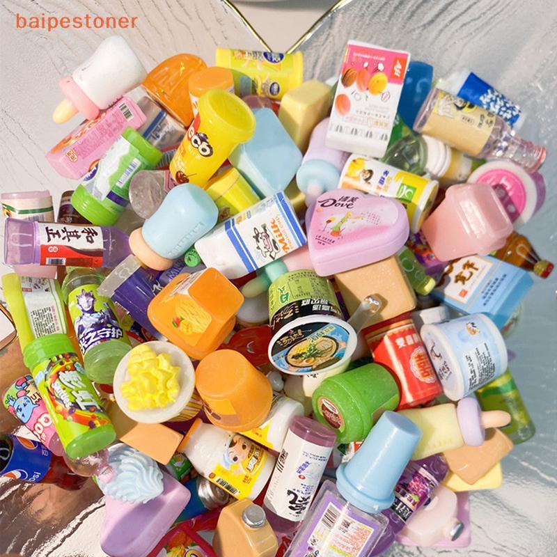 [baipestoner] 5 Peças Casa De Bonecas Em Miniatura Fofa Supermercado Comida Snas Mini Bolo Bebida Para Boneca Acessórios