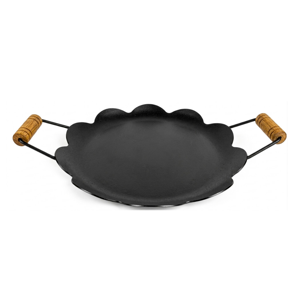 Disco De Arado Chapa 40cm Ondulado Flor Porções Aço Carbono