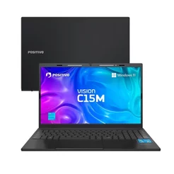 Notebook Positivo Vision C4128B-15 15.6" - Intel Celeron, 4GB, 128GB, Windows 11, Cinza