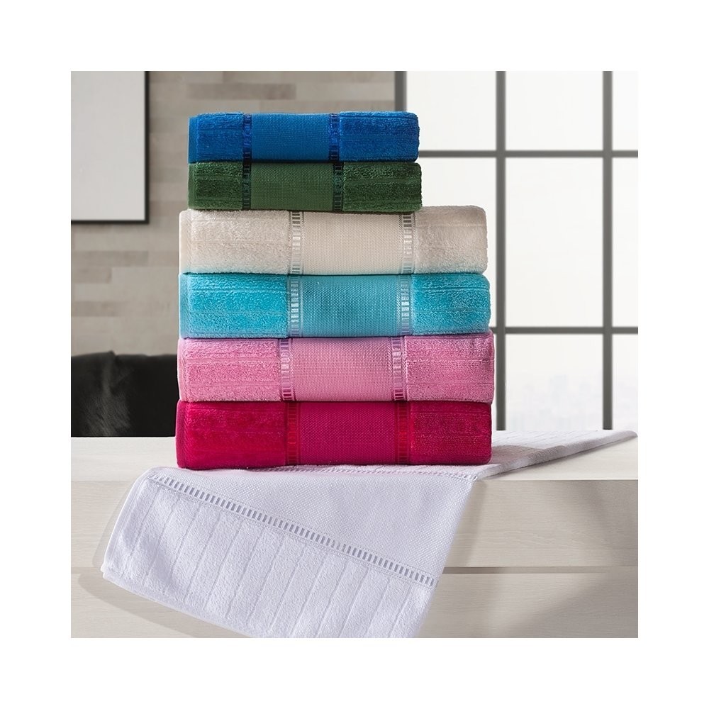 KIT 4 TOALHA LAVABO AVELUDADA PARA PONTO CRUZ 30cm x 50cm - ATHELIER - 100% ALGODÃO DE MÃO