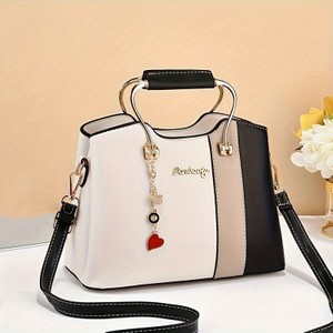 Bolsa De Mão Elegante Com Alça Superior Transversal De Ombr Para Mulheres Rajork