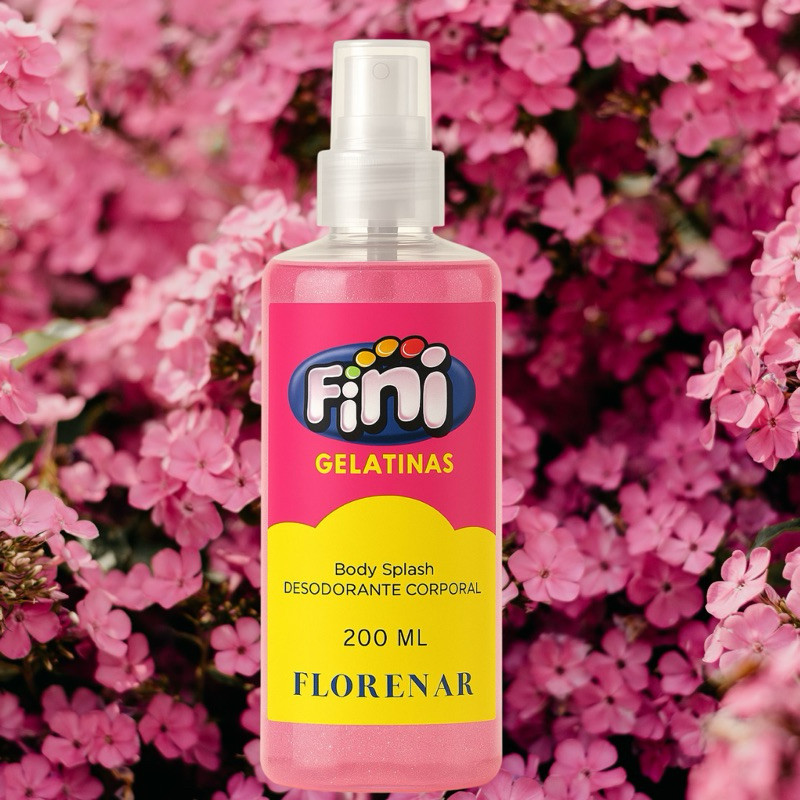 1 Kit Feminino Body Splash Fini com gliter 200Ml