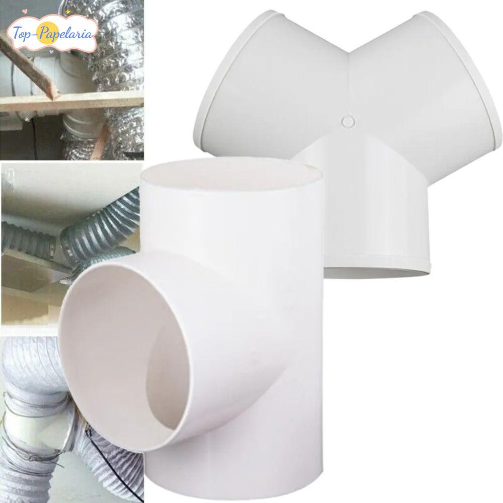 Conector Perfumado Do Duto De Exaustão , Junta Tubo De Ventilação Rápida PVC Da Forma De T/Y , Divisor 100/150/200mm