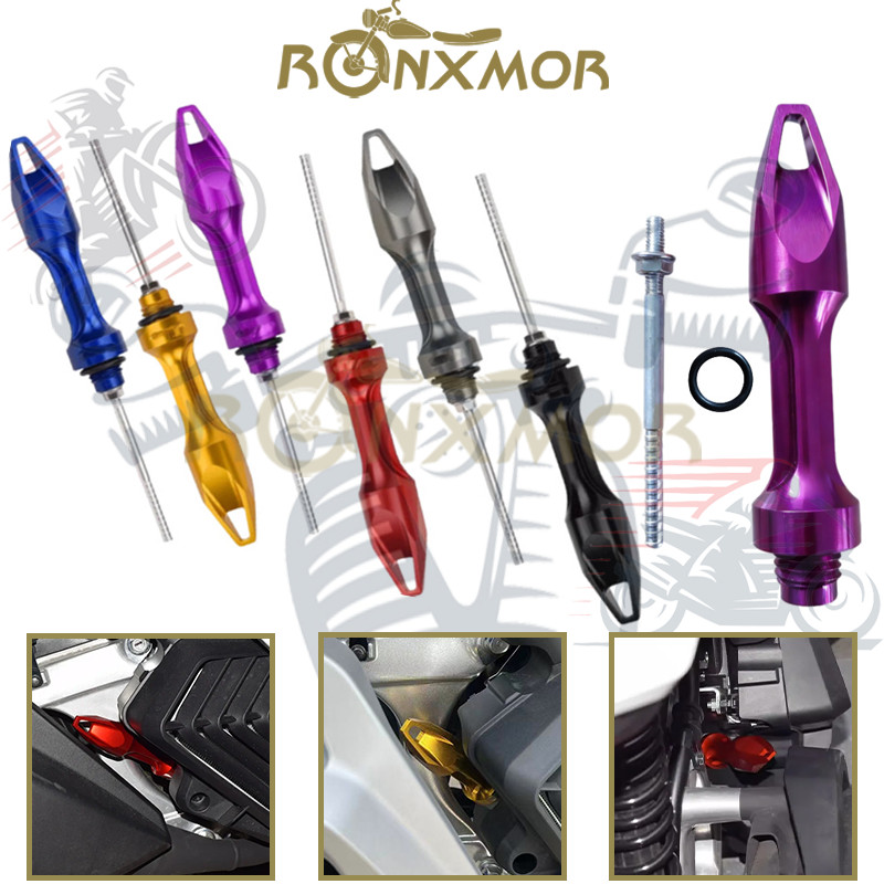 RONXMOR 1PC Acessórios Para Motocicleta Vareta De Óleo Do Motor CNC Liga De Alumínio De Modificação Da Tampa PCX125 PCX1