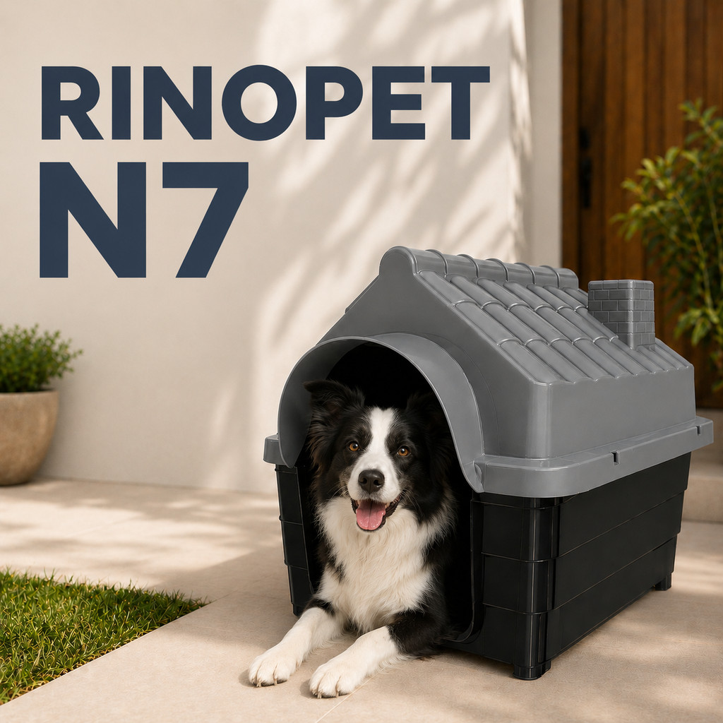 Casa Casinha Plastica De Cachorro Cães N7 Desmontável