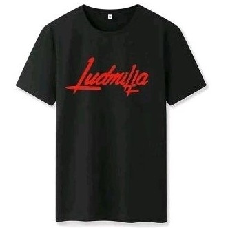 Baby Look Ludimilla Camisa Feminina Algodão T-shirt Nome Cantora Funk Samba Pagode Show Rio Rock Blusa Estampada Casual