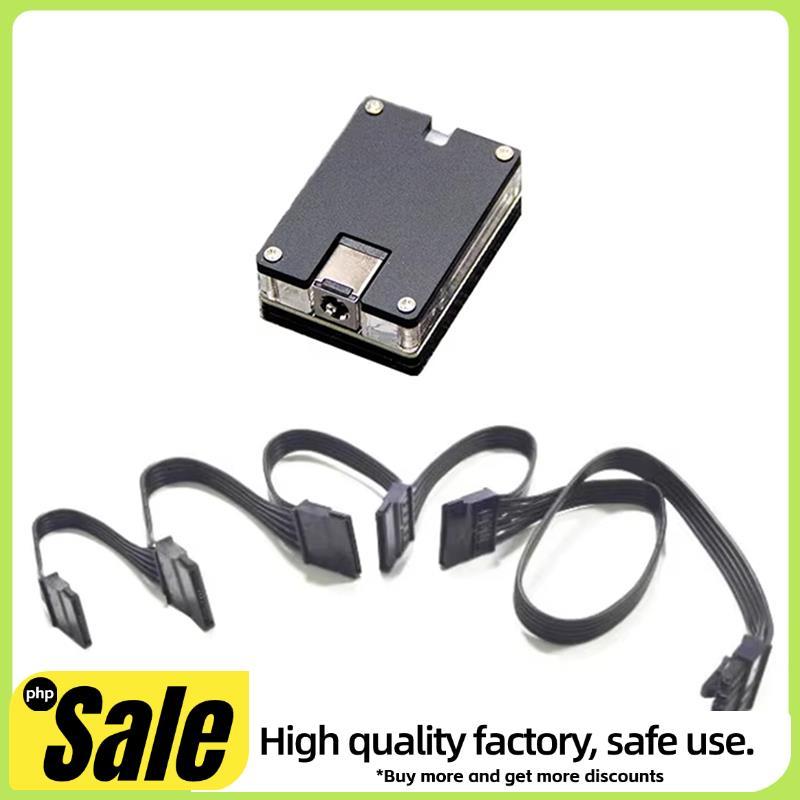 DC5525 12V A 5V SATA Disco Rígido SSD HDD Fonte De Alimentação Cabo DC-5SATA