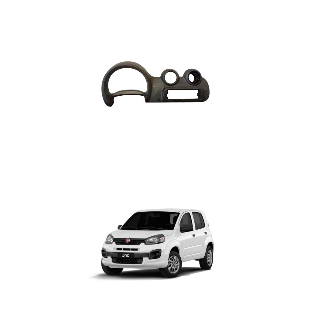 Moldura painel central Fiat uno Vivace 2011 a 2015