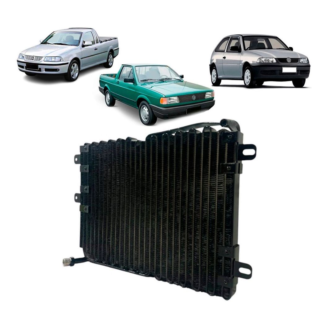 CONDENSADOR VW GOL G2/ G3 / G4 / PARATI / SAVEIRO 1996 > 2007 SERPENTINA OEM: 377820403