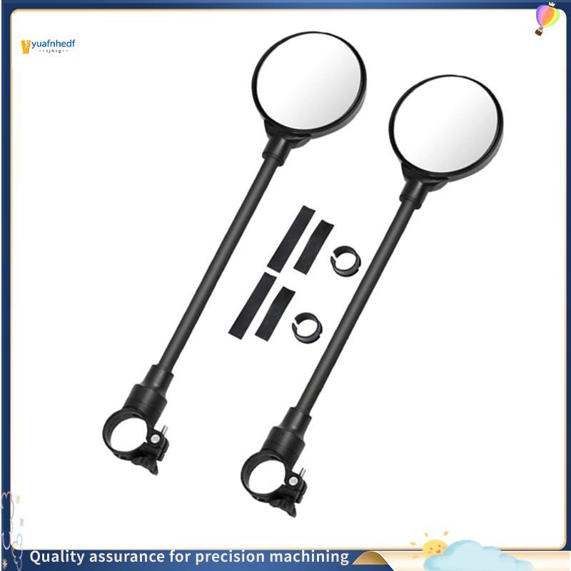 Espelho De Bicicleta Para De 2 Peças 360 ° Ajustável HD Acrílico Minuto Elétrico Moto Ciclomotor Retrovisor Acessórios