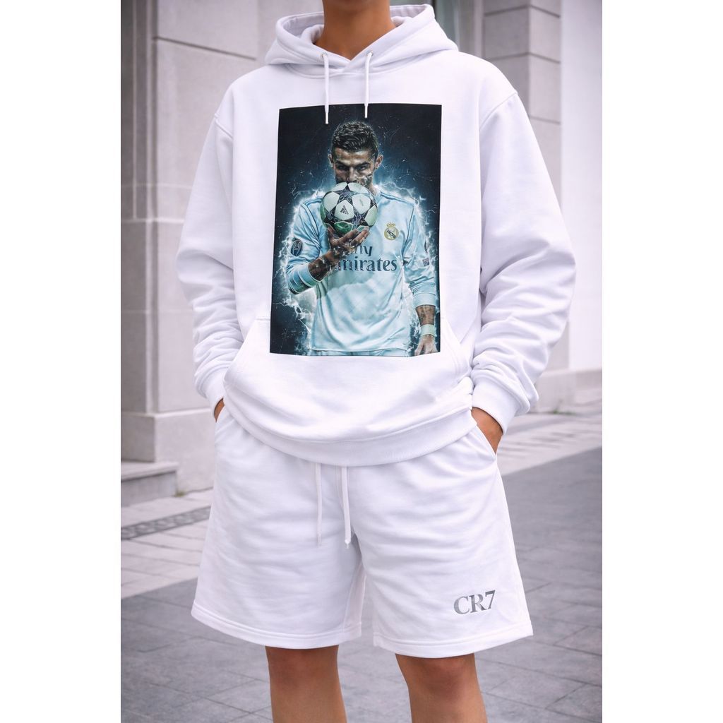 Conjunto Moletom Canguru Masculino Flanelado Bermuda Moletom | Capuz | Estilo Futebol | Premium