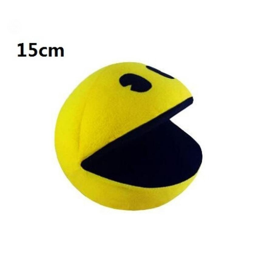 Uma peça.   Brinquedo de Pelúcia Pac-Man do Filme "Pixel", Brinquedo Sorridente Pac-Man Q Bert Presente de Natal Amarelo