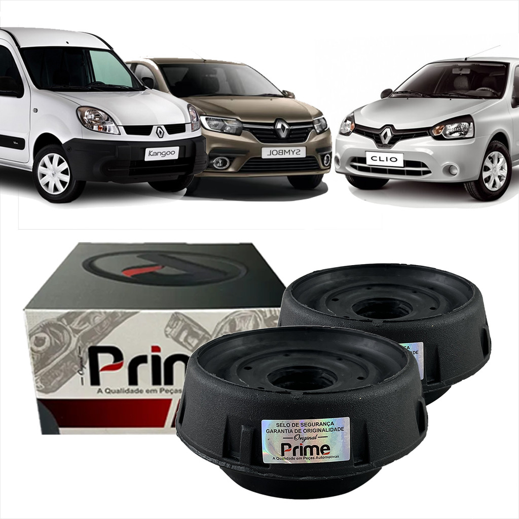 Par 2 Coxim Amortecedor Dianteiro Renault Kangoo Clio Symbol 2000 2001 2002 2003 2004 2005 até 2016