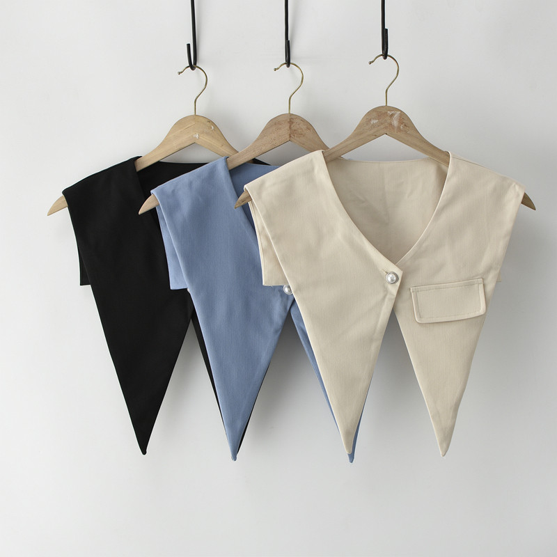 Colar falso acessórios colete 2025 primavera novo estilo roupas femininas Design sentir moda All-Match boneca gravata xa