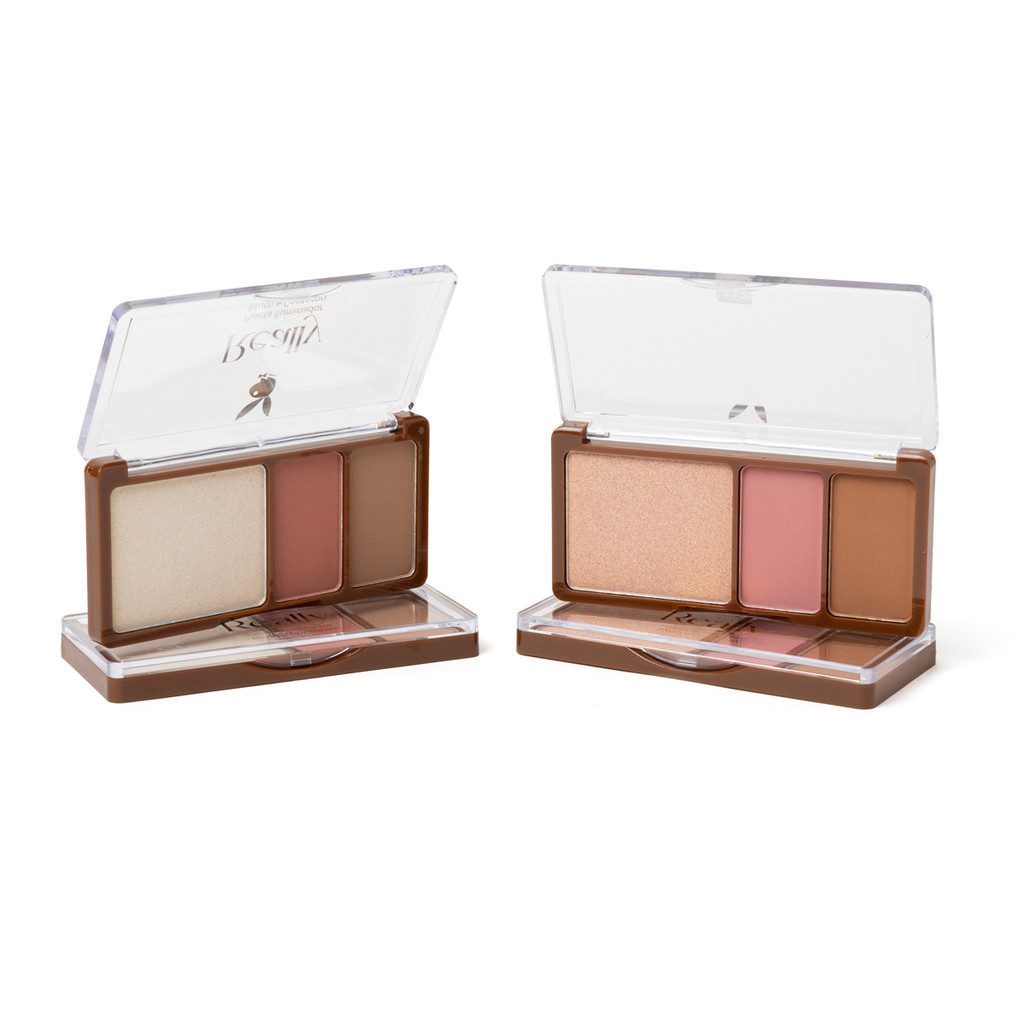 Paleta de Iluminador, Blush e Contorno Coleção Really - Playboy Maquiagens