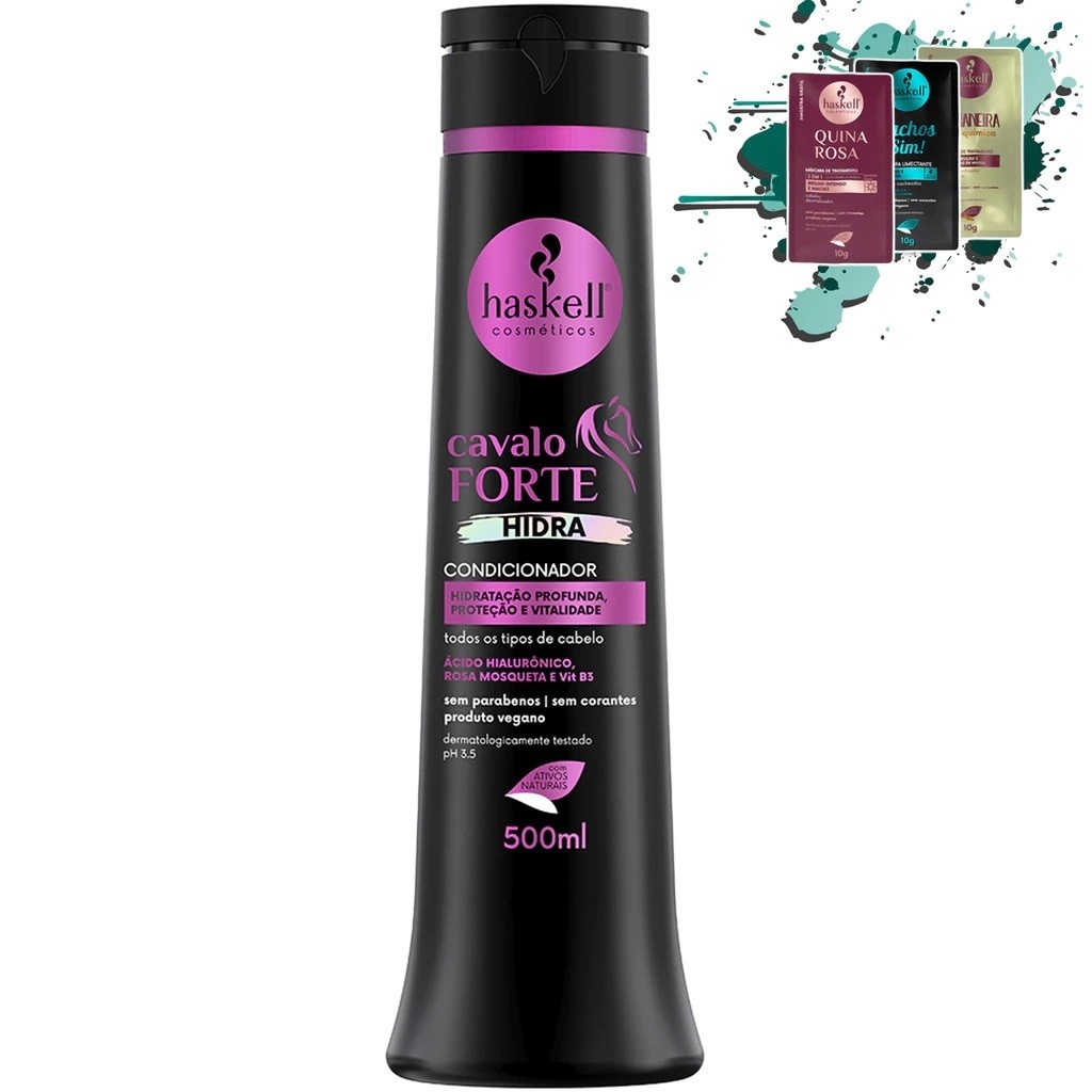 Condicionador Haskell Cavalo Forte Hidra 500ml