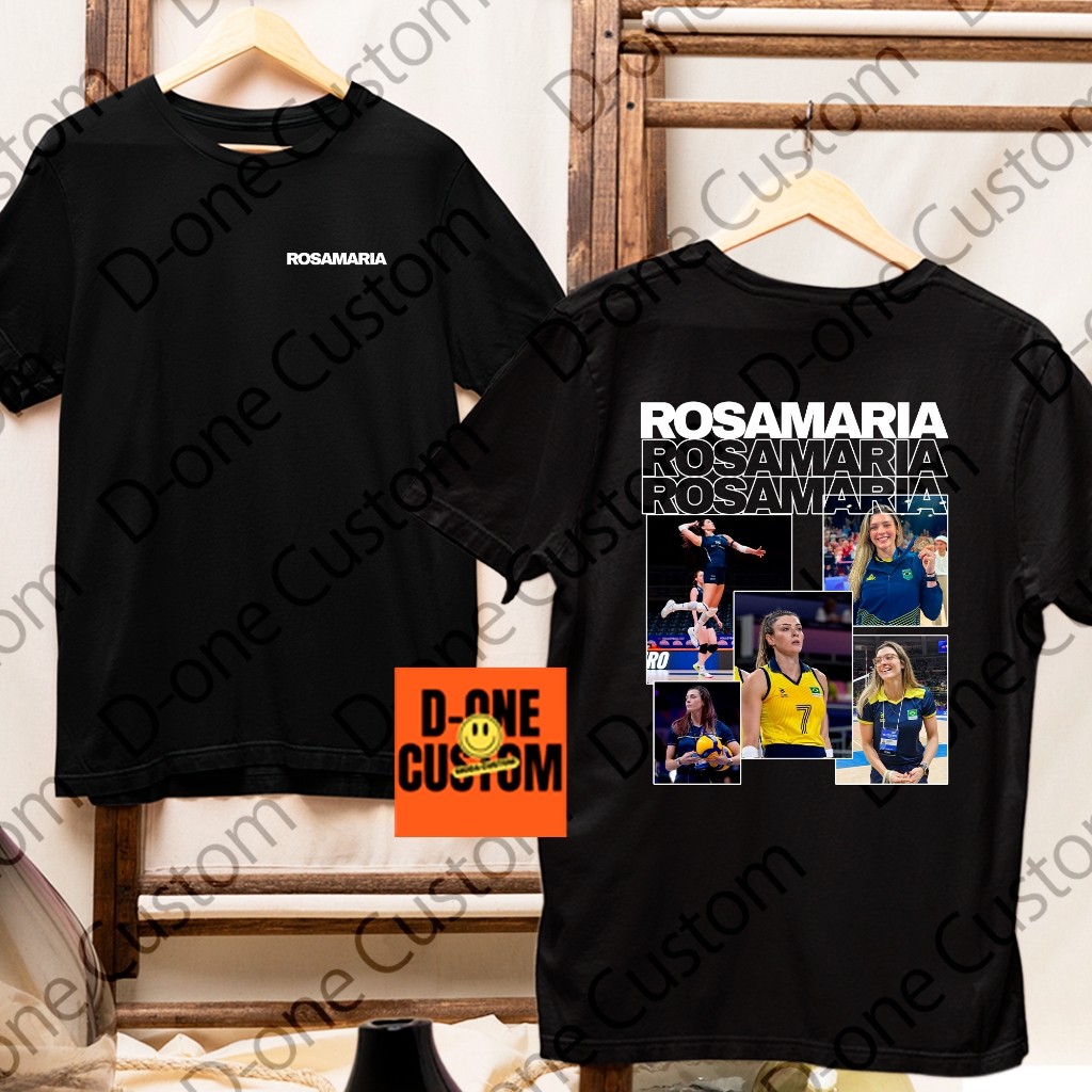 Camisa Camiseta Rosamaria Jogadora Volêi Brasileira Campeonato Torcedora Jogos Las Vegas 2028