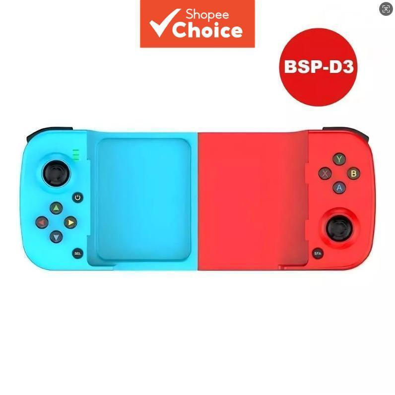 Controlador de Jogos Bluetooth Retrátil BSP-D3 para Android (Xiaomi/Huawei/Samsung) e iPhone iOS Smartphones