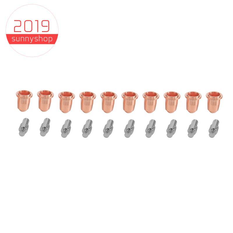 [Bestseller S] 20 Pcs S45 Kit De Consumíveis PR0110 Eletrodos PD0116 Pontas De Bico Adequadas Para Tocha De Corte De Pla
