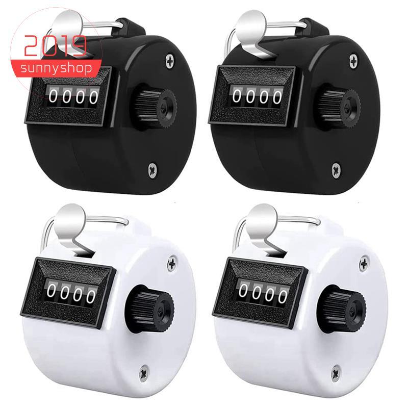 [Bestseller S] Pacote De 4 Contadores Clicker Contagem De Números Dígitos , Mecânicos Portáteis Clickers Contador De Pas