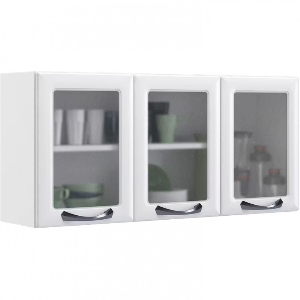 Armrio Areo Triplo New Premium com 3 Portas e 2 Prateleiras Itatiaia