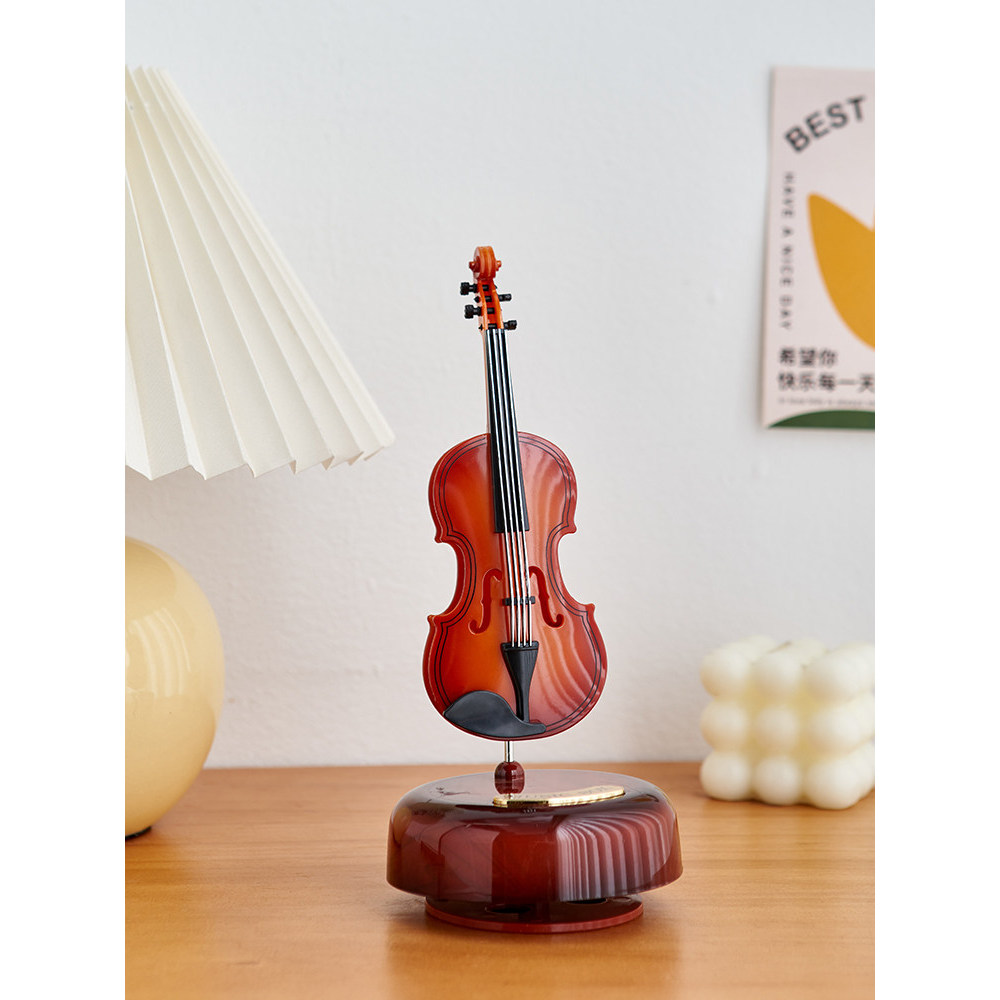 Ins Retro Pipa caixa de música criativa casa armário vinho quarto Desktop decoração caixa música decoração presente aniv
