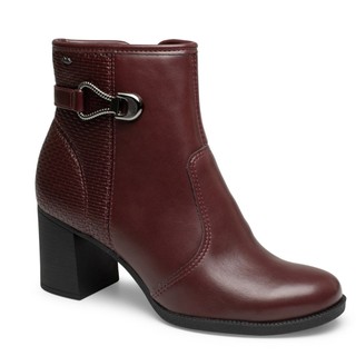 Bota Feminina Dakota D2193 Cano Curto Marrom Pinhão Ankle Boot Confortável Bota  Original Inverno