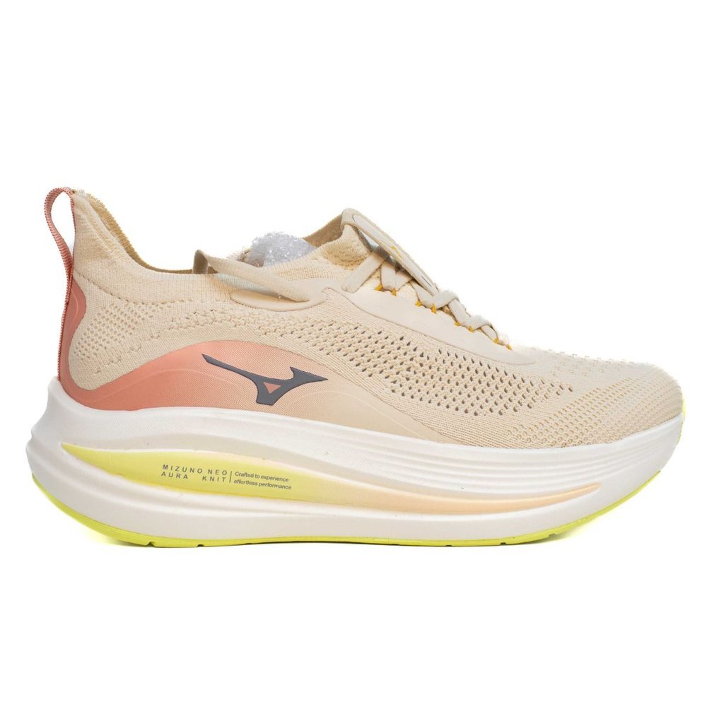 Tênis Mizuno Neo Aura Knit Masculino Corrida Leve Conforto Knit Amortecimento Academia