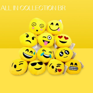 kit de chaveiro emoji com 12 unidade