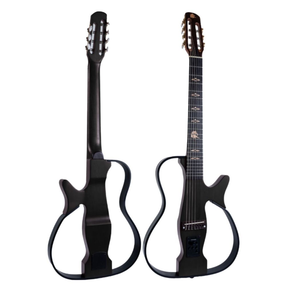 Violão Eletroacústico Marquês 7-VN-133EQ 7 Cordas Nylon Vazado