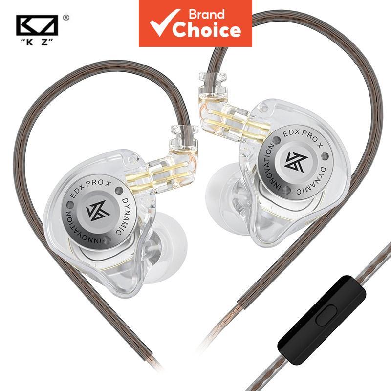 Fones de Ouvido Com Fio KZ EDX PRO X TWS, Fones Intra-Auriculares, HiFi estéreo, Graves, Monitor, Cancelamento de Ruído