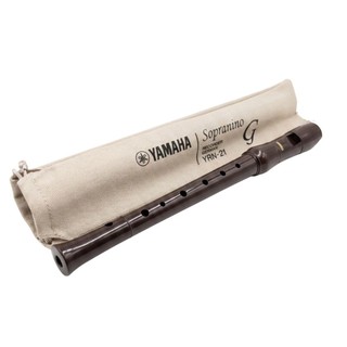 Flauta Doce Germânica Yamaha Profissional com bag YRN21