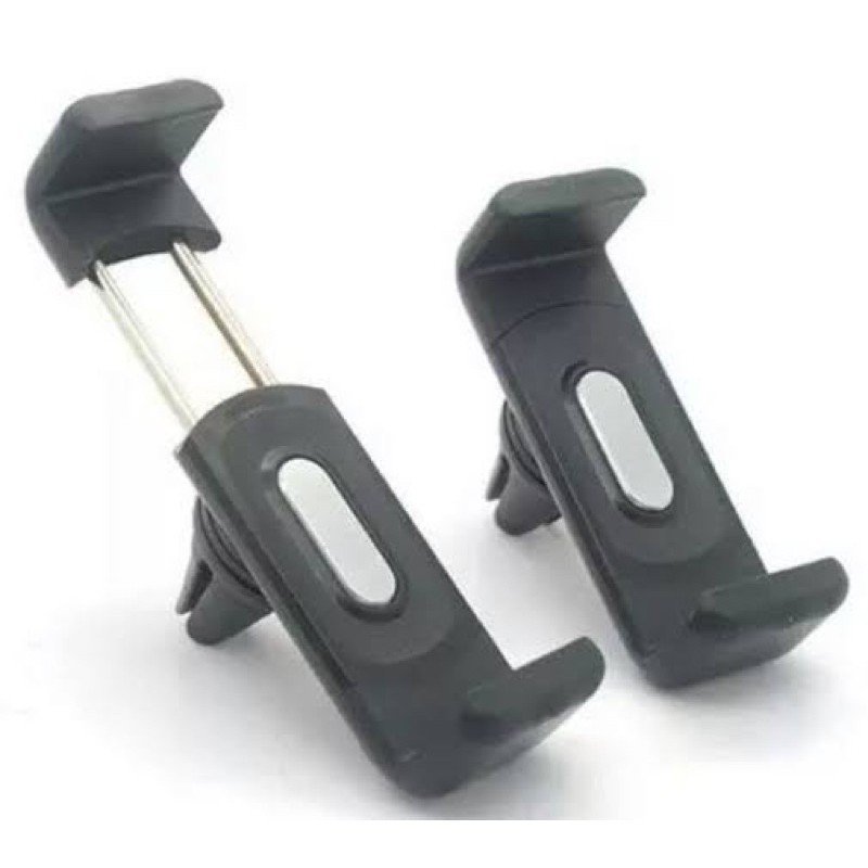 KIT 2 Suporte Celular E Gps Veicular Saída De Ar-condicionado Preto Porta Smartphone e IPhone Carros