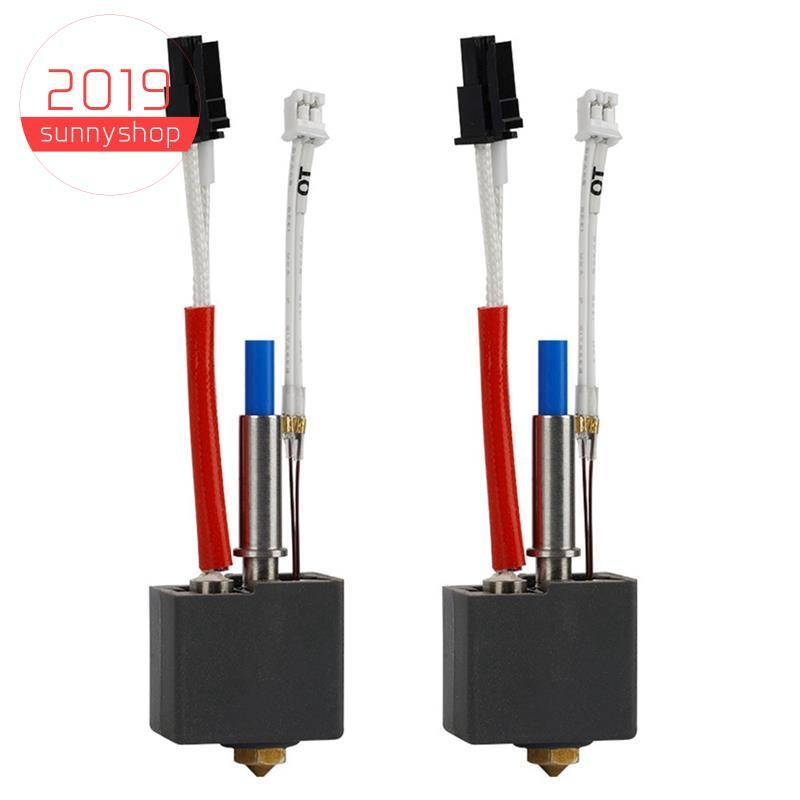 [Bestseller S] 2 Conjuntos De Kit De Extremidade Quente Para KP3S V1 24V 60W 0.4mm Bico De Latão Termistor Aquecedor Gar