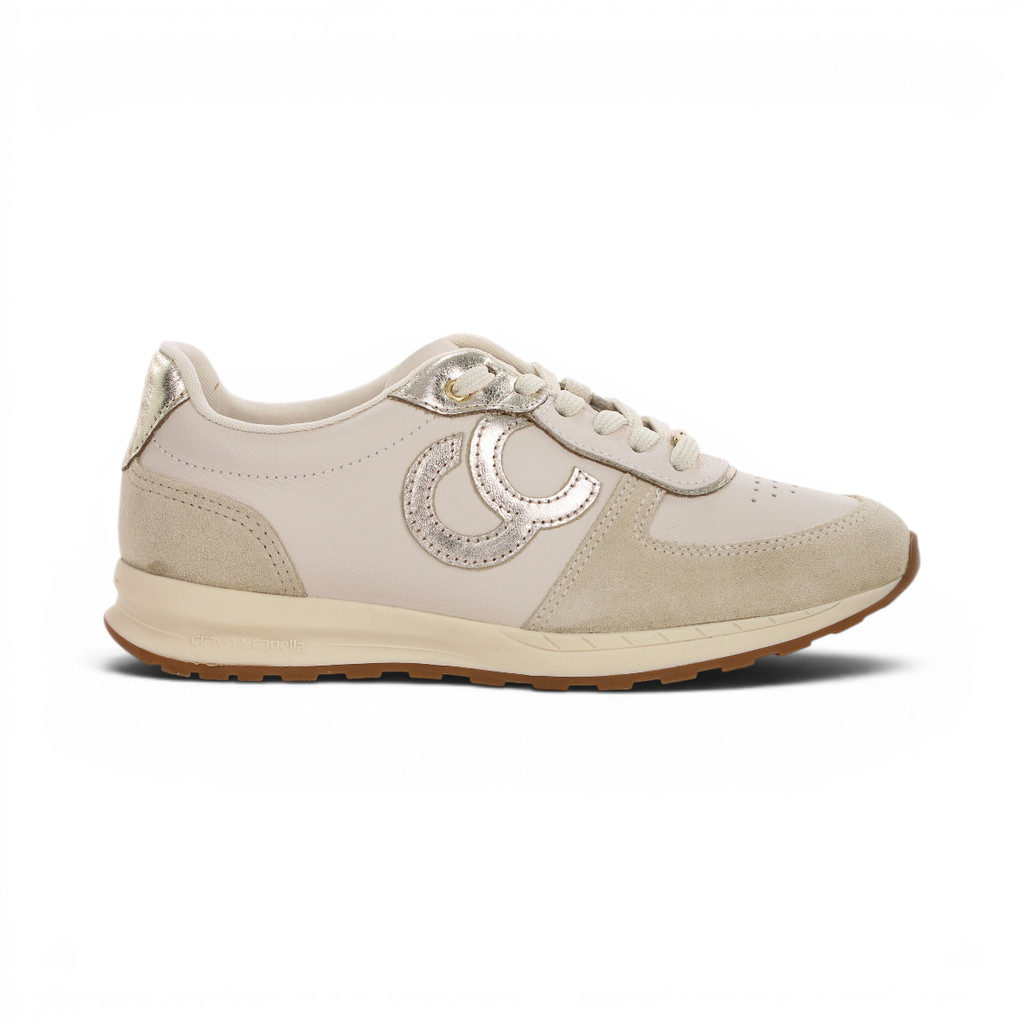 Tênis Cravo e Canella Pure Move Off White e Prata - Feminino