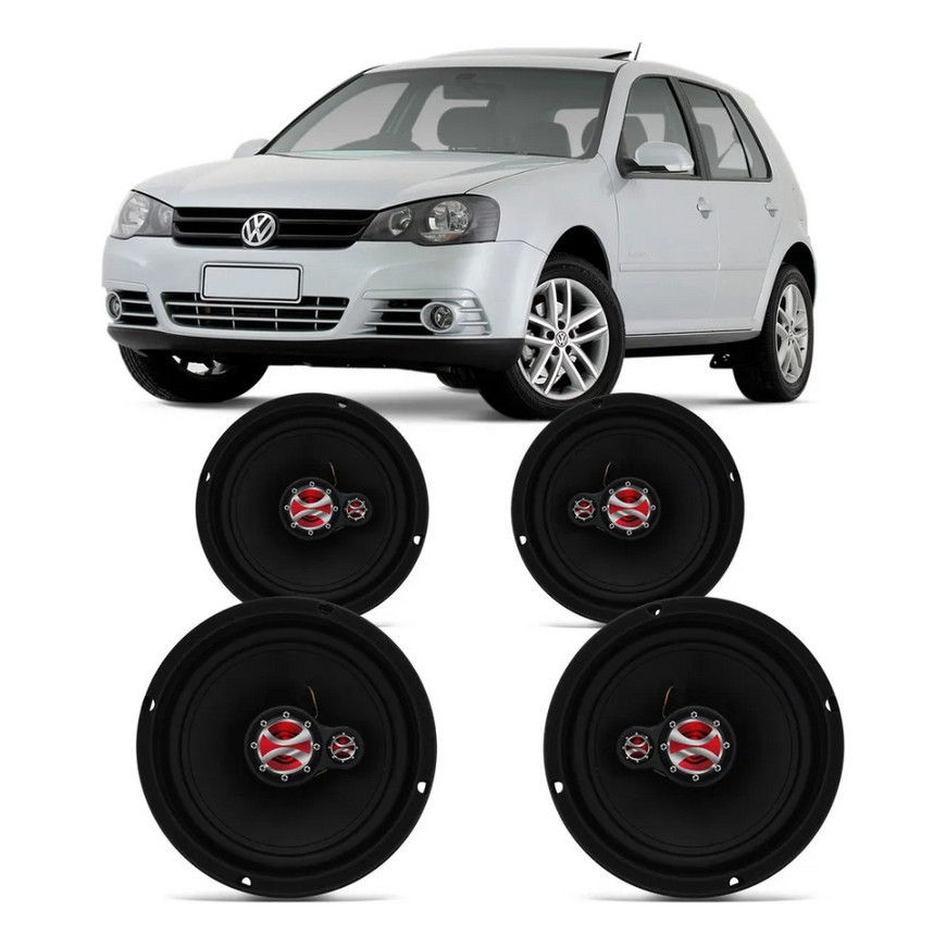 Kit Alto Falantes Golf 1997 1998 1999 2000 2001 2002 Kf.013