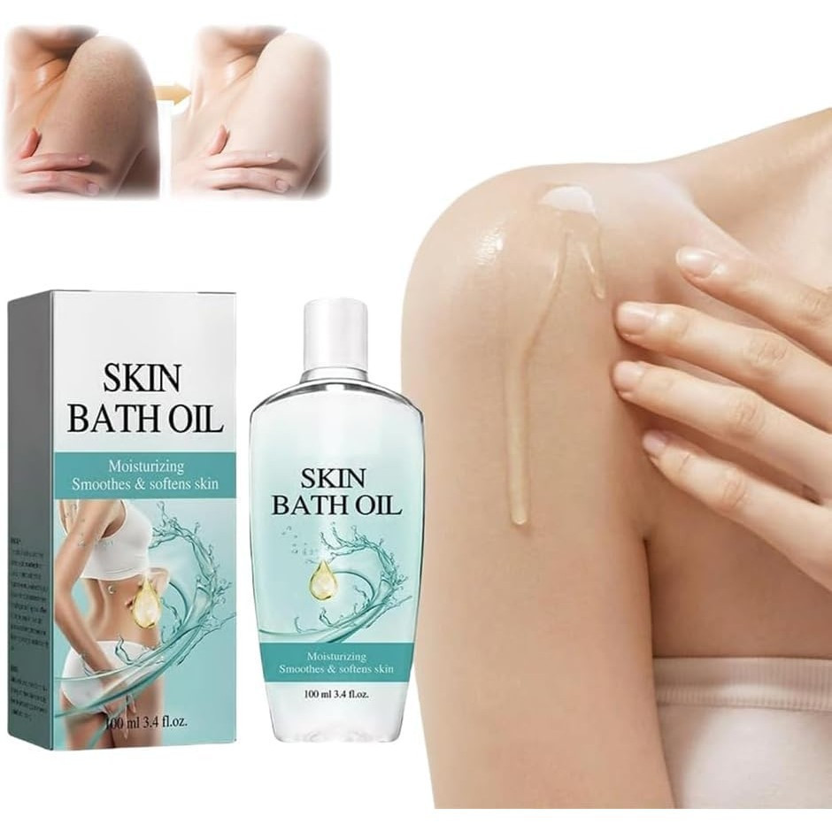 Óleo de Banho Original Skin So Soft, óleo corporal hidratante, adequado para pele seca, óleo corporal Skin So Soft com a